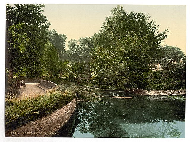 Jersey Valley de Vaux Channel Islands Vintage A4 Photo Print