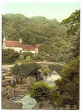 Jesmond Dene II old mill Newcastle on Tyne Vintage A4 Photo Print