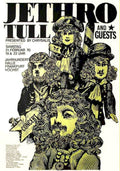 Jethro Tull Concert 2 Vintage Retro Advert Poster A4 Photo Print