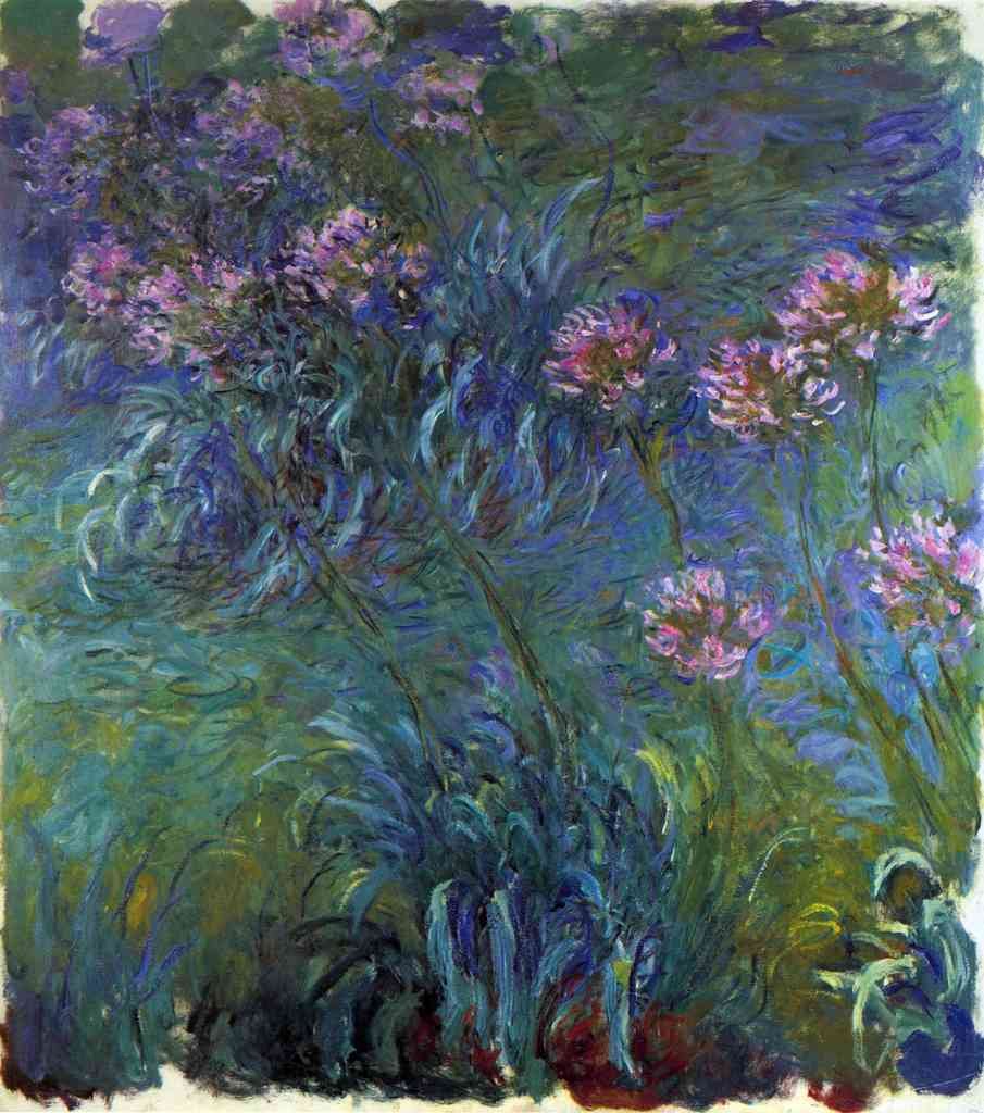 Jewelry Lilies Monet A4 Photo Print