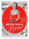 Jezebel Bette Davis Vintage Retro Advert Poster A4 Photo Print