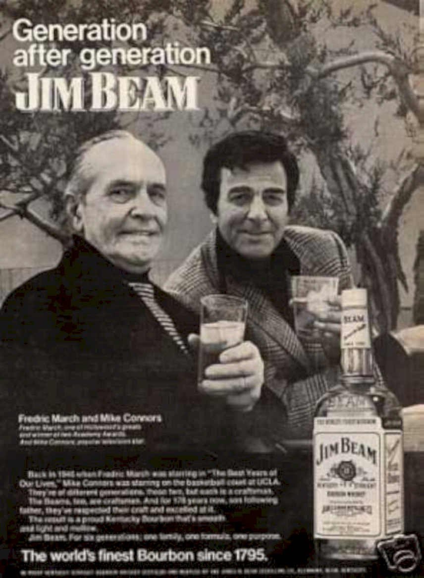 Jim Beam Bourbon Vintage Retro Advert Ads A4 Photo Print