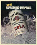 Jim Beam Cola Vintage Retro Advert Ads A4 Photo Print