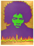 Jimi Hendrix Psychedelic Vintage Retro Advert Poster A4 Photo Print