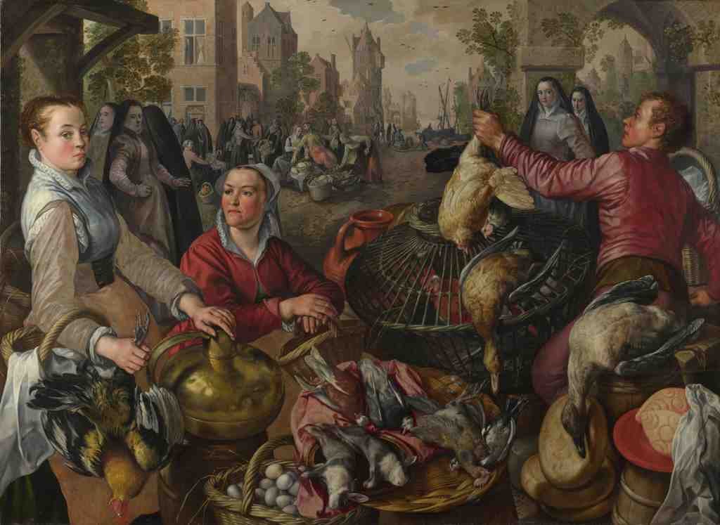 Joachim Beuckelaer The Four Elements Air A4 Photo Print