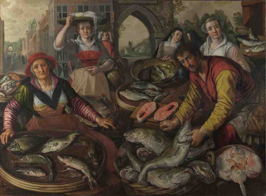 Joachim Beuckelaer The Four Elements Water A4 Photo Print