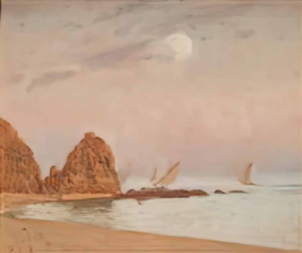 Joan Brull cala menuda tossa de mar joan brull i vinyoles 1863 1912 Art A4 Photo Print UK