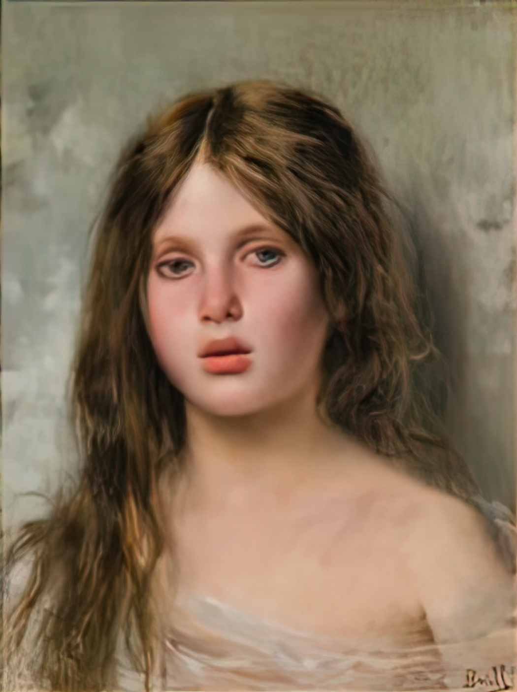Joan Brull nena joan brull i vinyoles 1863 1912 1 Art A4 Photo Print UK