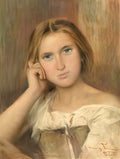 Joan Brull nena joan brull i vinyoles 1863 1912 5 Art A4 Photo Print
