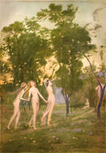Joan Brull nimfes joan brull i vinyoles 1863 1912 Art A4 Photo Print