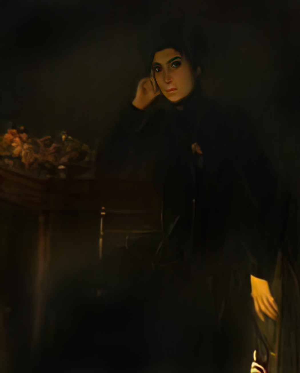Joan Brull retrat de dona vestida de negre joan brull i vinyoles 1863 Art A4 Photo Print UK