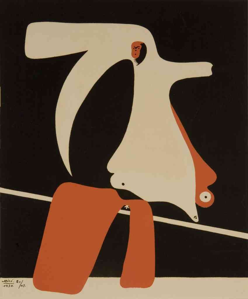Joan Miro Rope Dancer Modernism A4 Photo Print