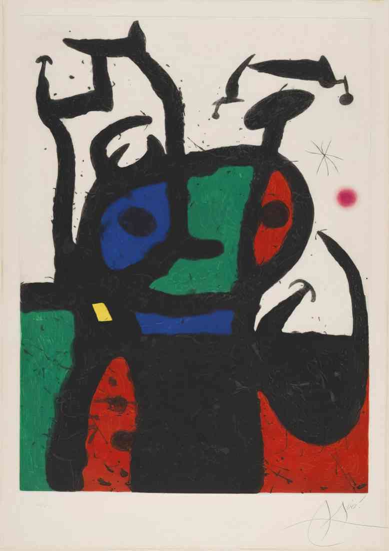 Joan Miro The Matador A4 Photo Print