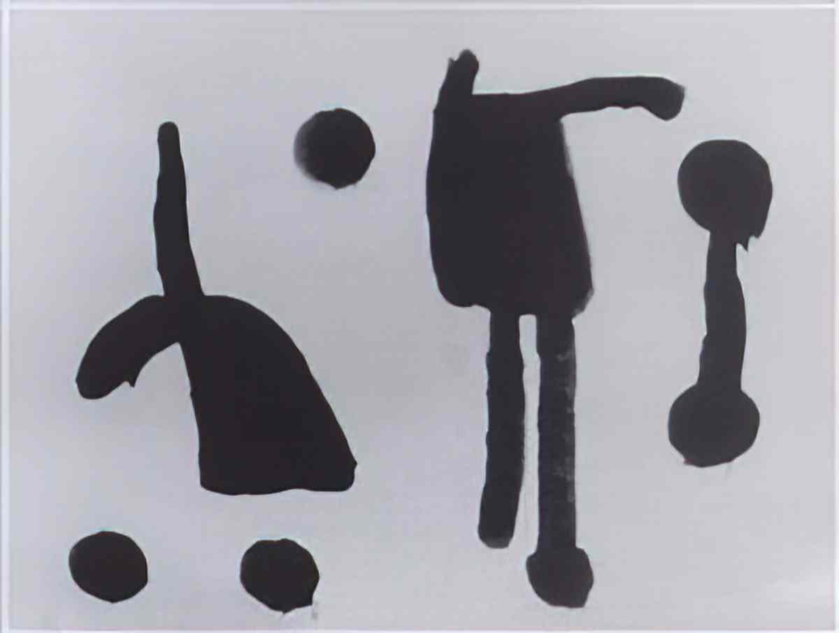 Joan Miro abstract figure Art A4 Photo Print