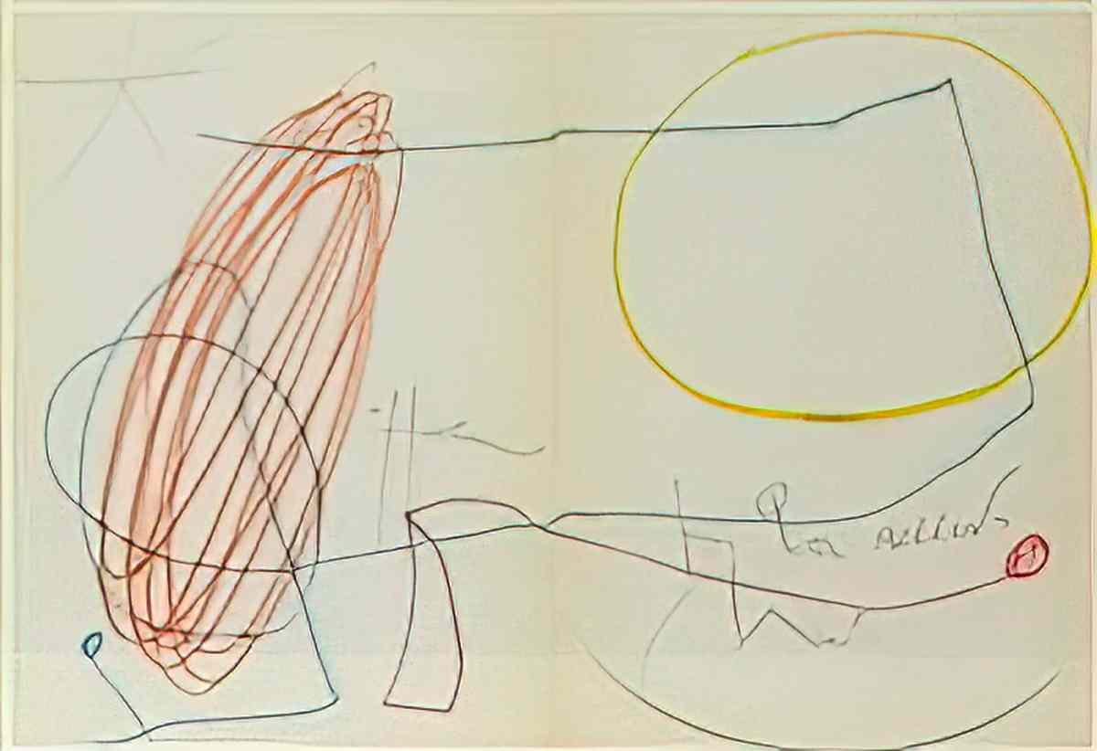 Joan Miro apparitions Art A4 Photo Print