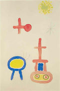Joan Miro arc en ciel1 Art A4 Photo Print