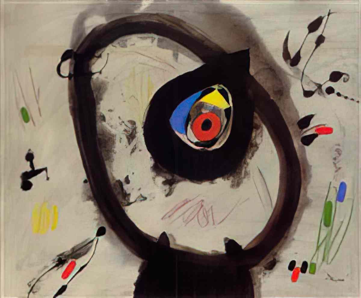 Joan Miro au cirque Art A4 Photo Print