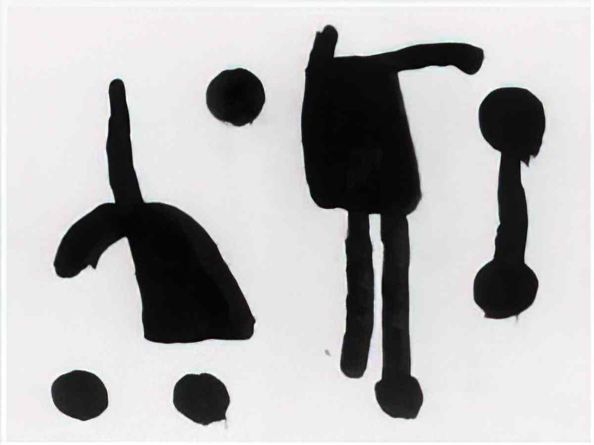 Joan Miro au clair de lune Art A4 Photo Print