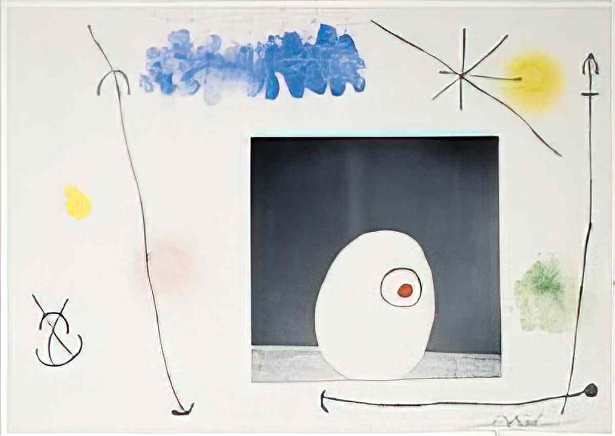 Joan Miro barcelona Art A4 Photo Print