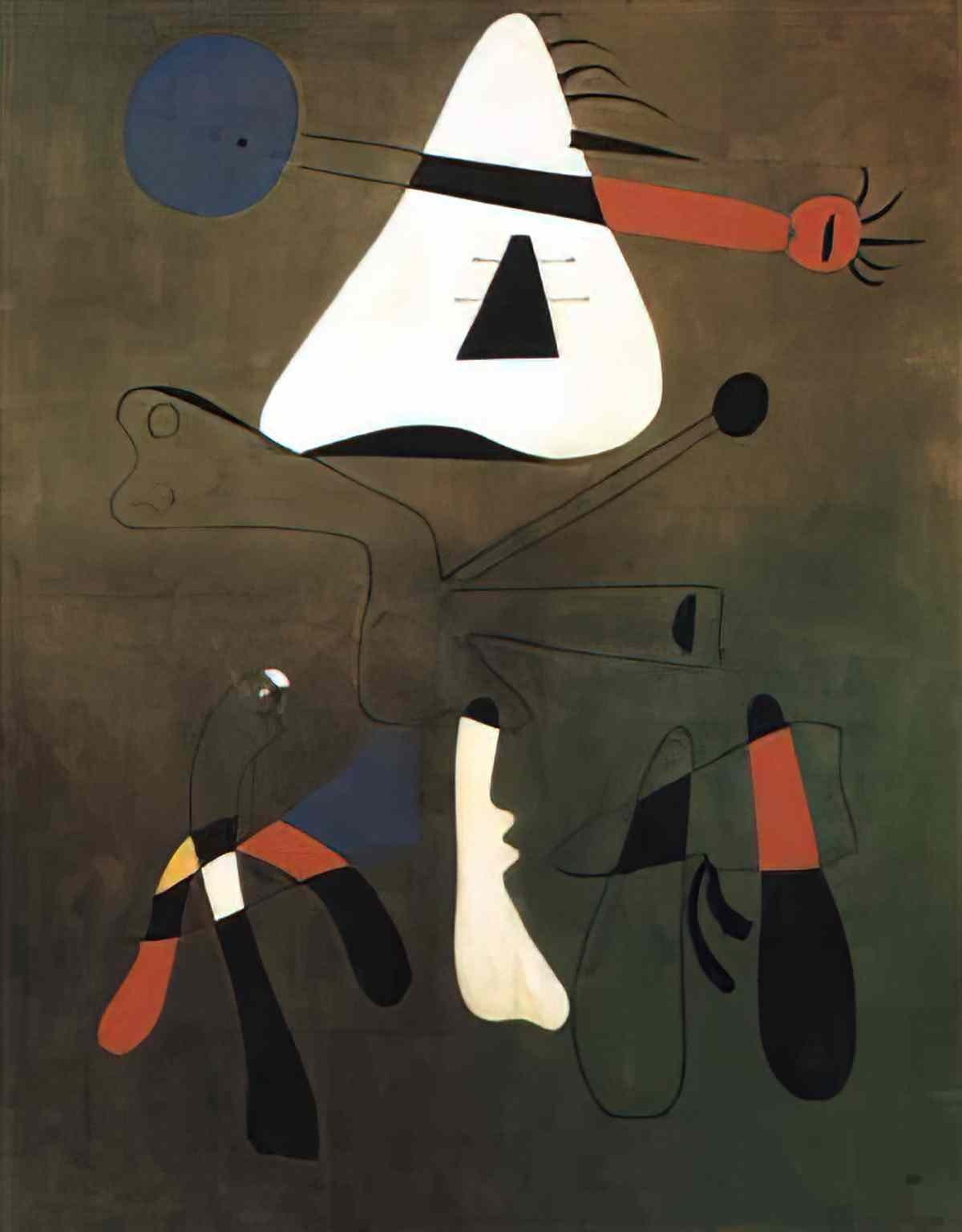Joan Miro barcelona miro 1972 73 Art A4 Photo Print
