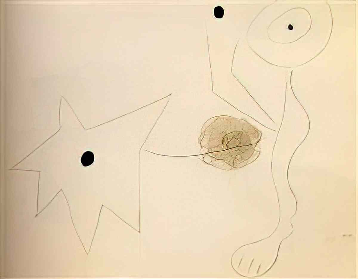 Joan Miro cant de la cardina Art A4 Photo Print