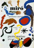 Joan Miro chevauchee rouge et brun 1969 Art A4 Photo Print