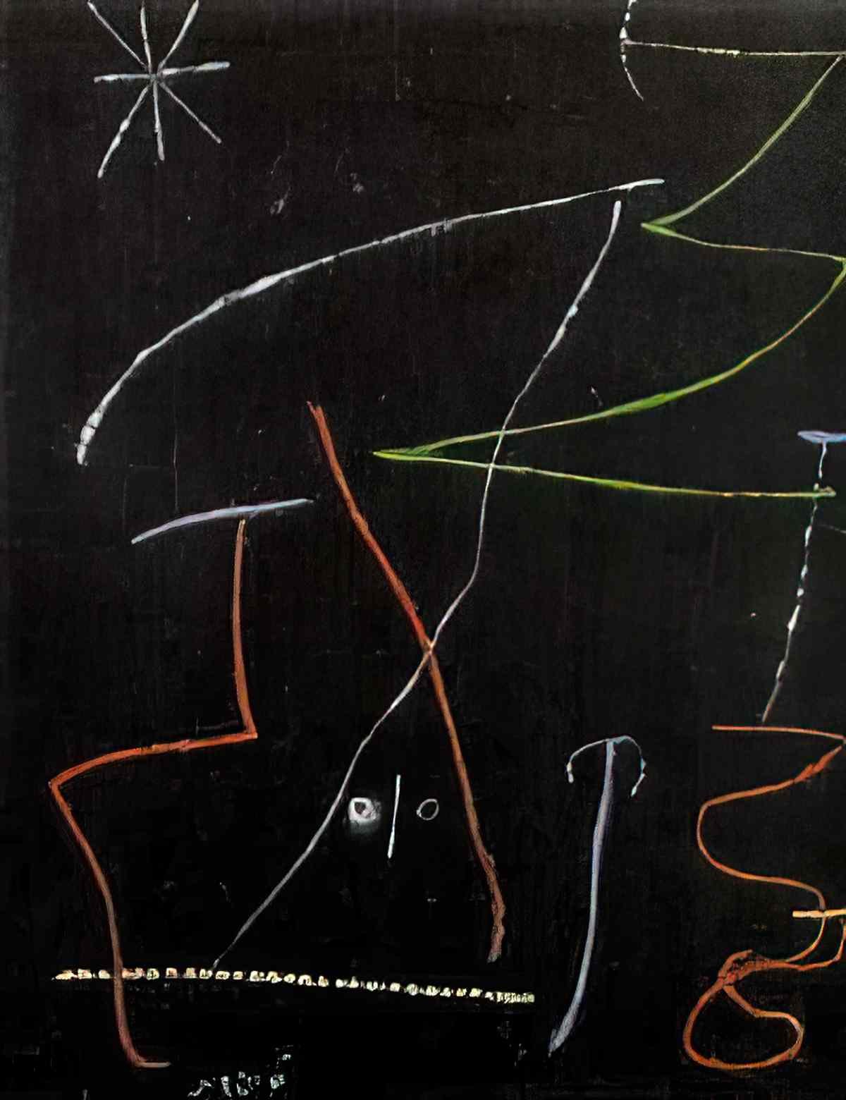 Joan Miro chien Art A4 Photo Print