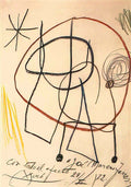 Joan Miro chien enrage par une nuit de lune hantee par les amours des Art A4 Photo Print
