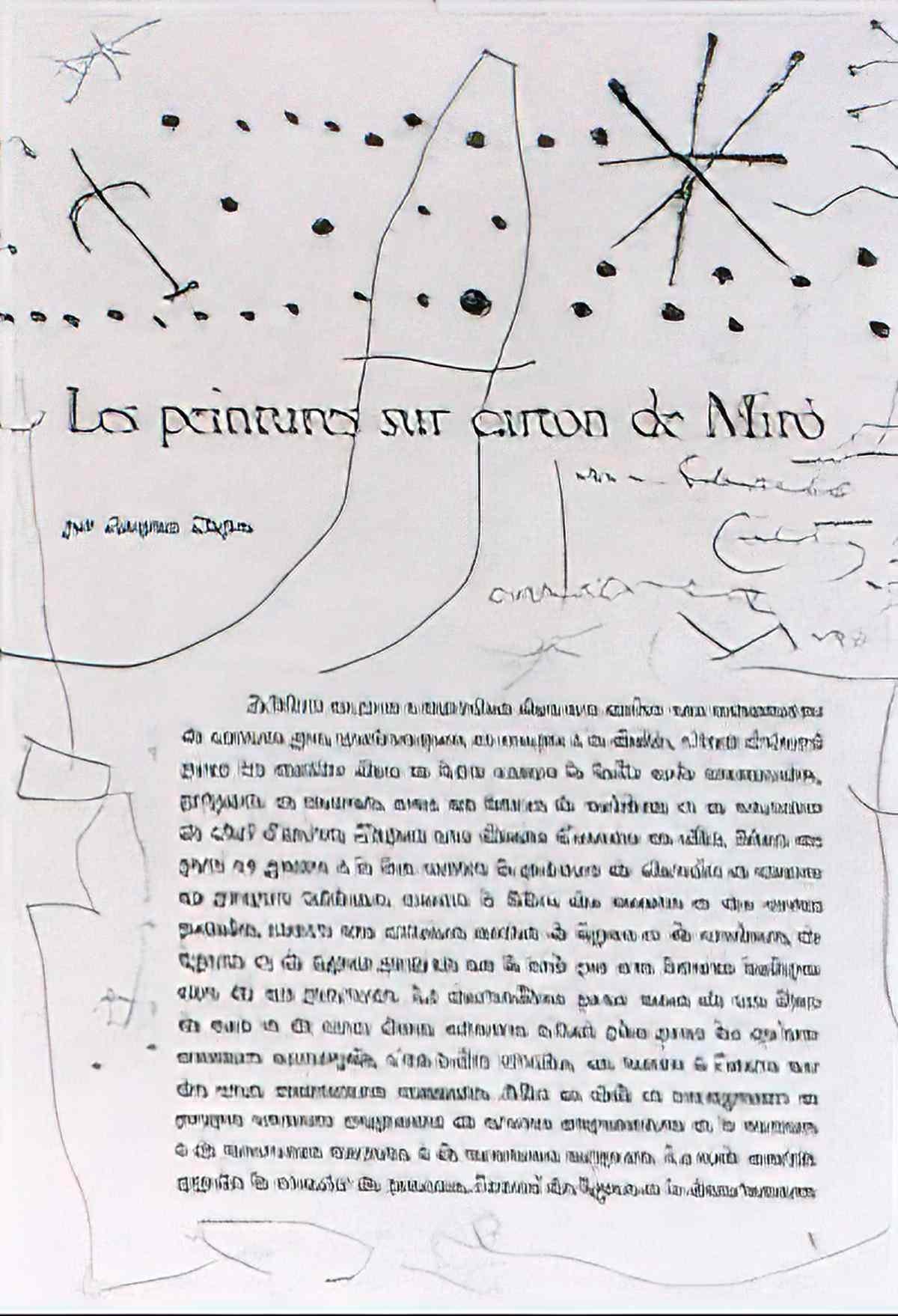 Joan Miro chien i1 Art A4 Photo Print