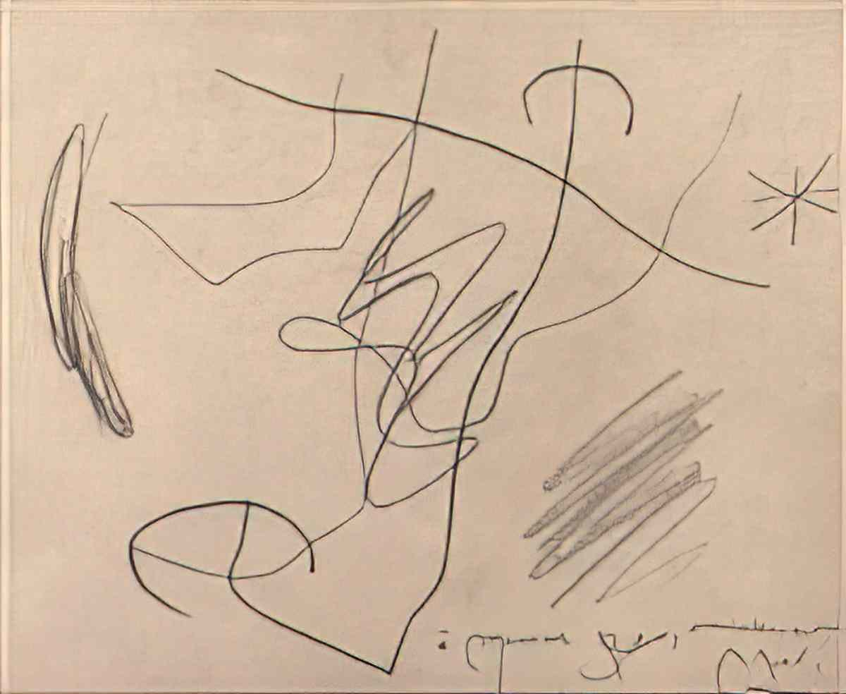 Joan Miro chien1 Art A4 Photo Print