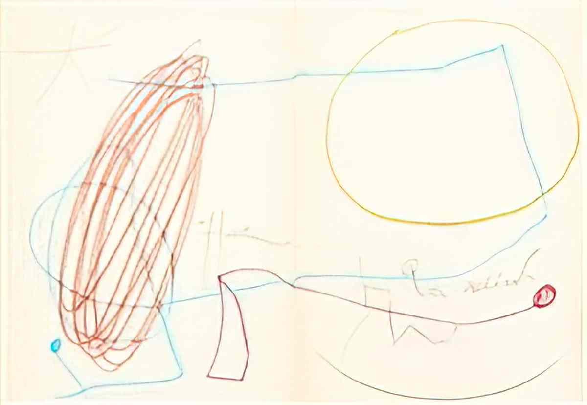 Joan Miro coiffe bretonne1 Art A4 Photo Print