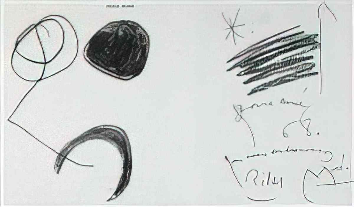 Joan Miro collage peinture2 Art A4 Photo Print