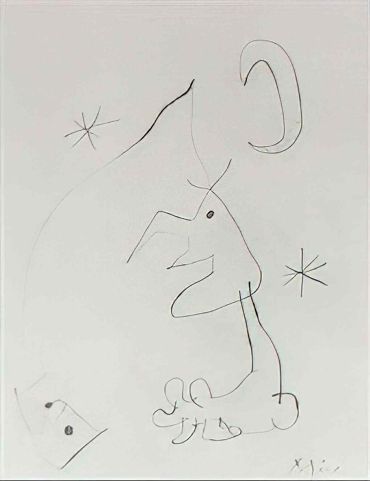 Joan Miro collage peinture4 Art A4 Photo Print