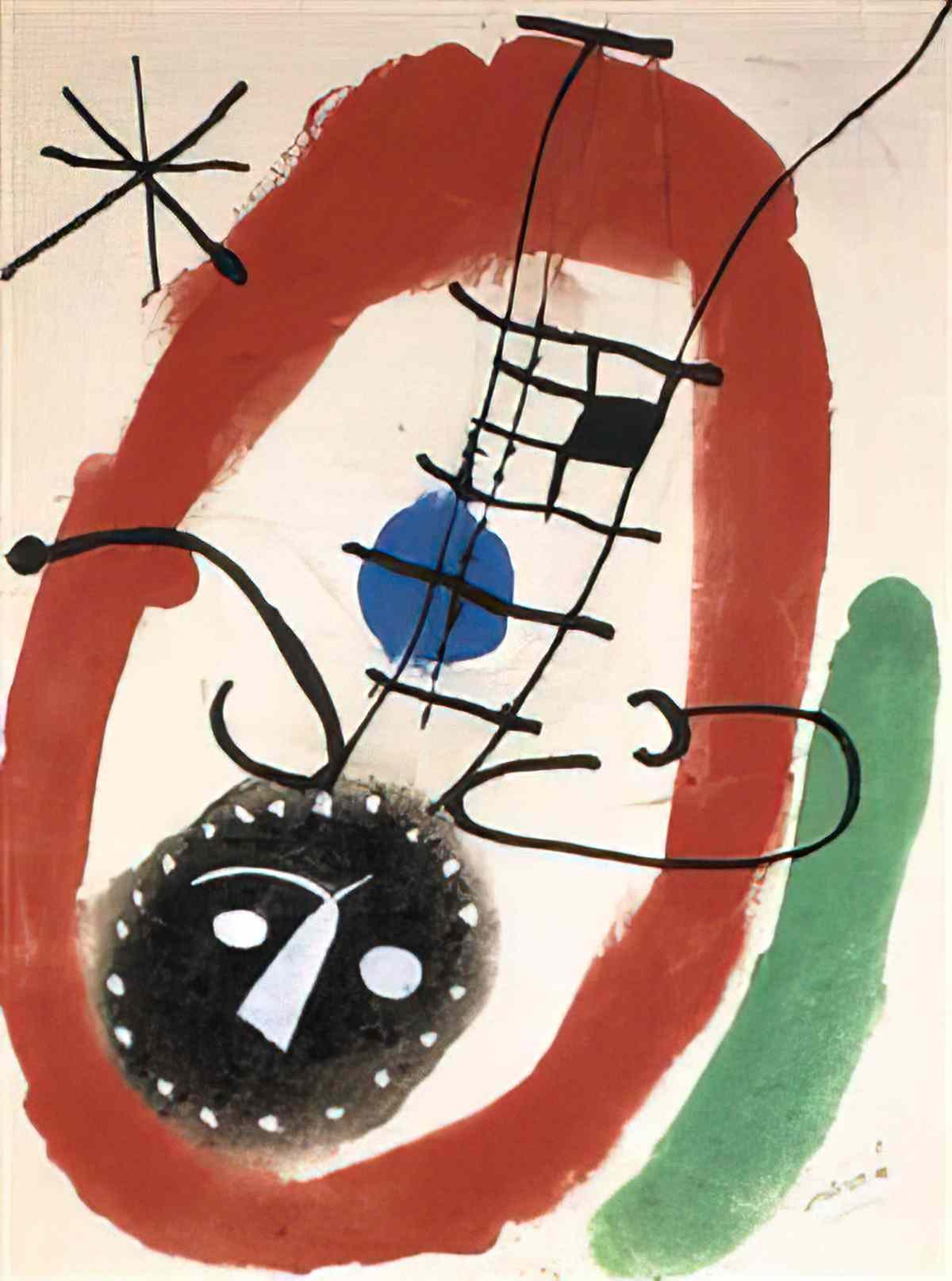 Joan Miro collage peinture6 Art A4 Photo Print