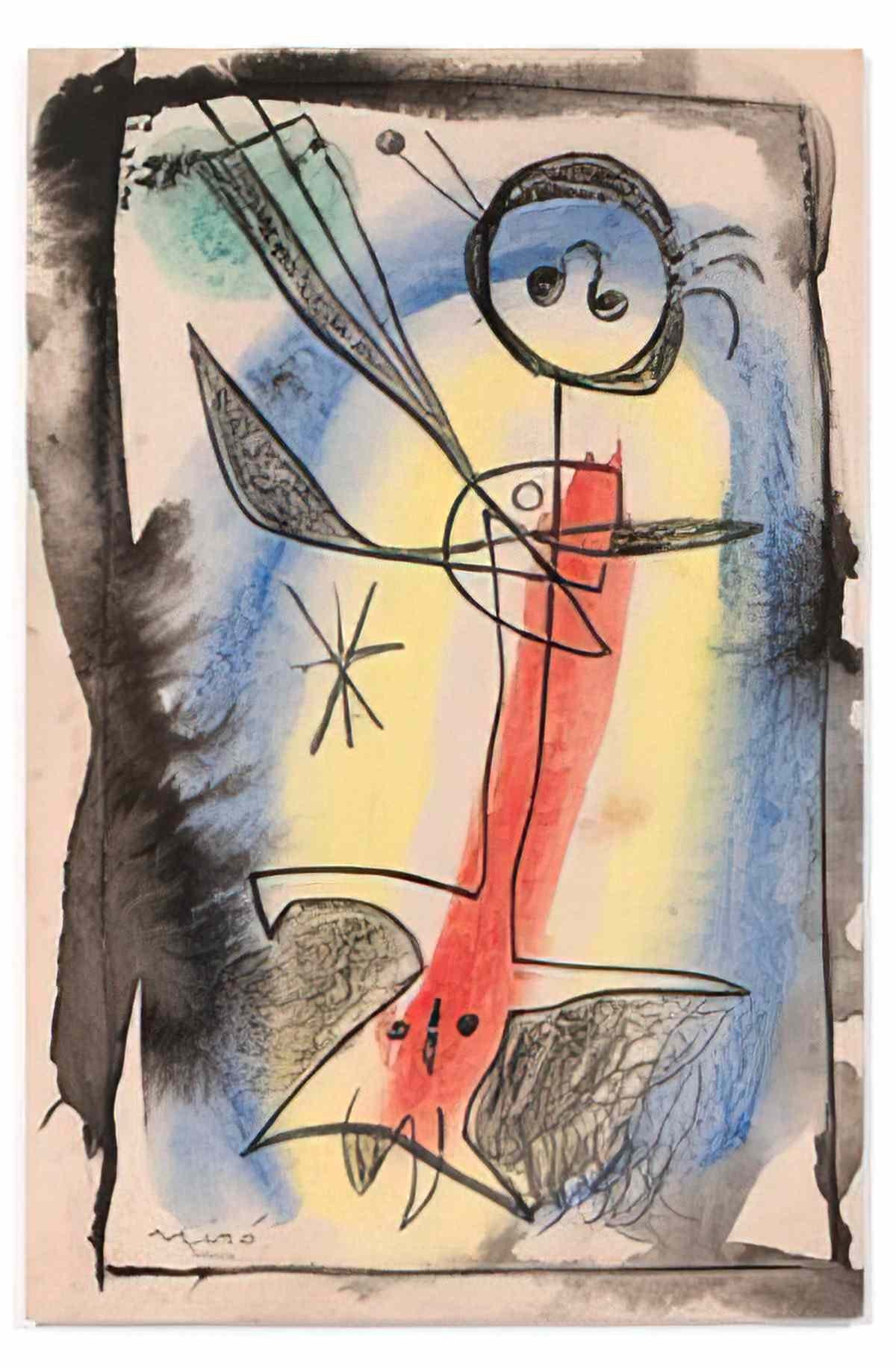 Joan Miro composicion4 Art A4 Photo Print