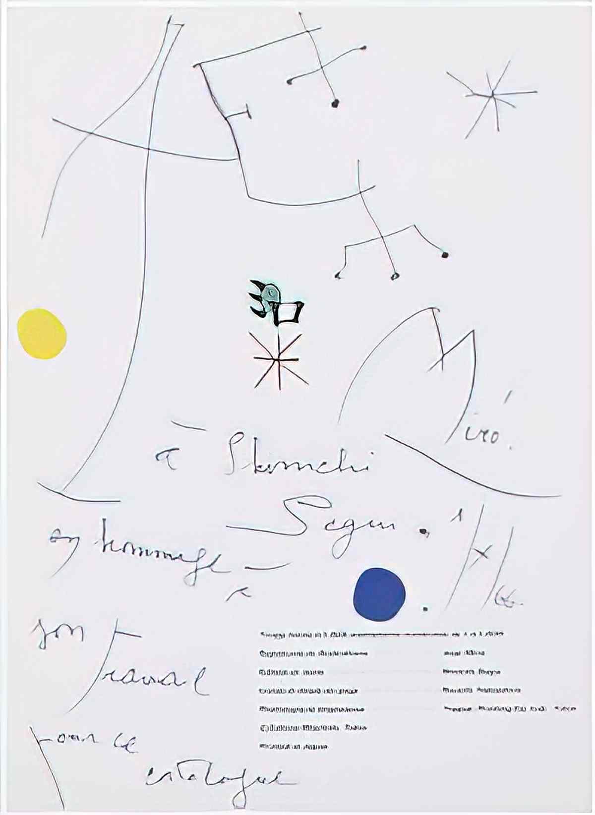 Joan Miro composicion7 Art A4 Photo Print