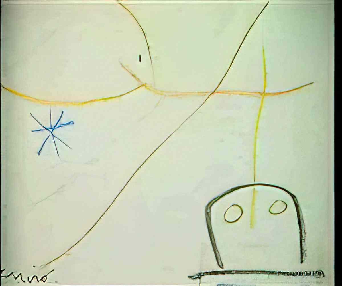 Joan Miro composition abstraite4 Art A4 Photo Print