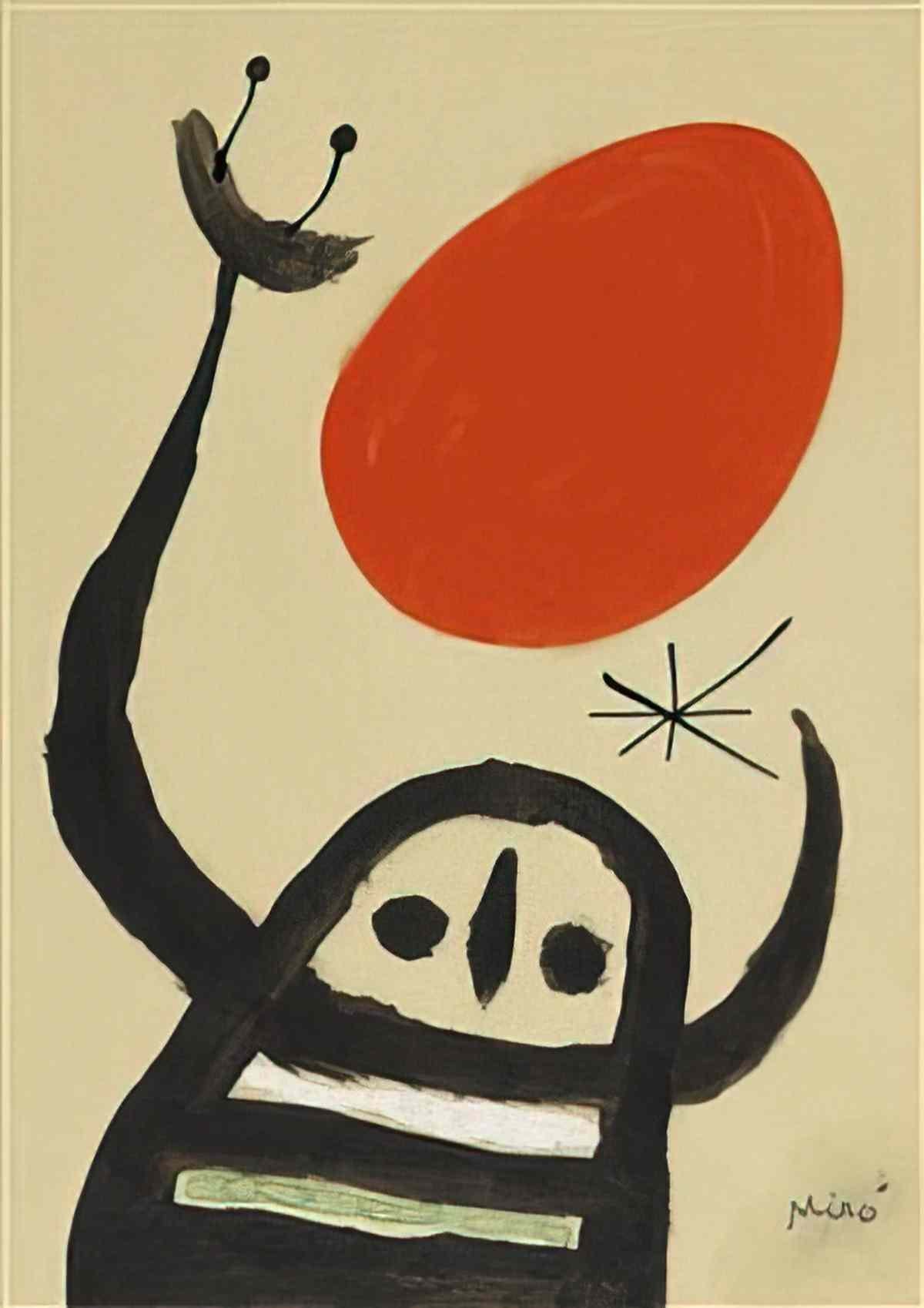 Joan Miro composition abstraite7 Art A4 Photo Print