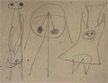 Joan Miro composition au point noir Art A4 Photo Print