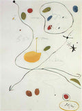 Joan Miro composition avec lune et autograph Art A4 Photo Print