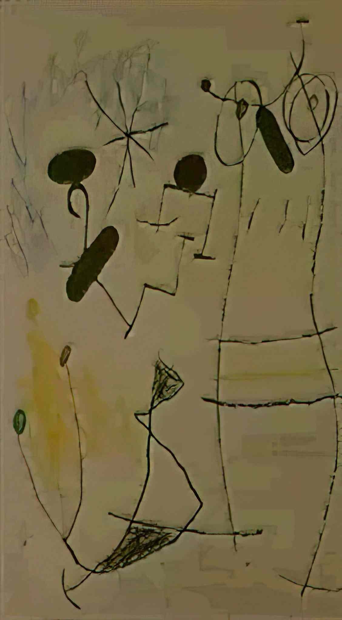 Joan Miro composition ii Art A4 Photo Print