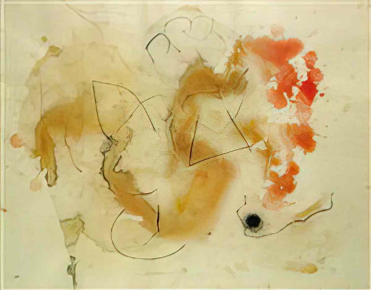 Joan Miro composition no 1 Art A4 Photo Print