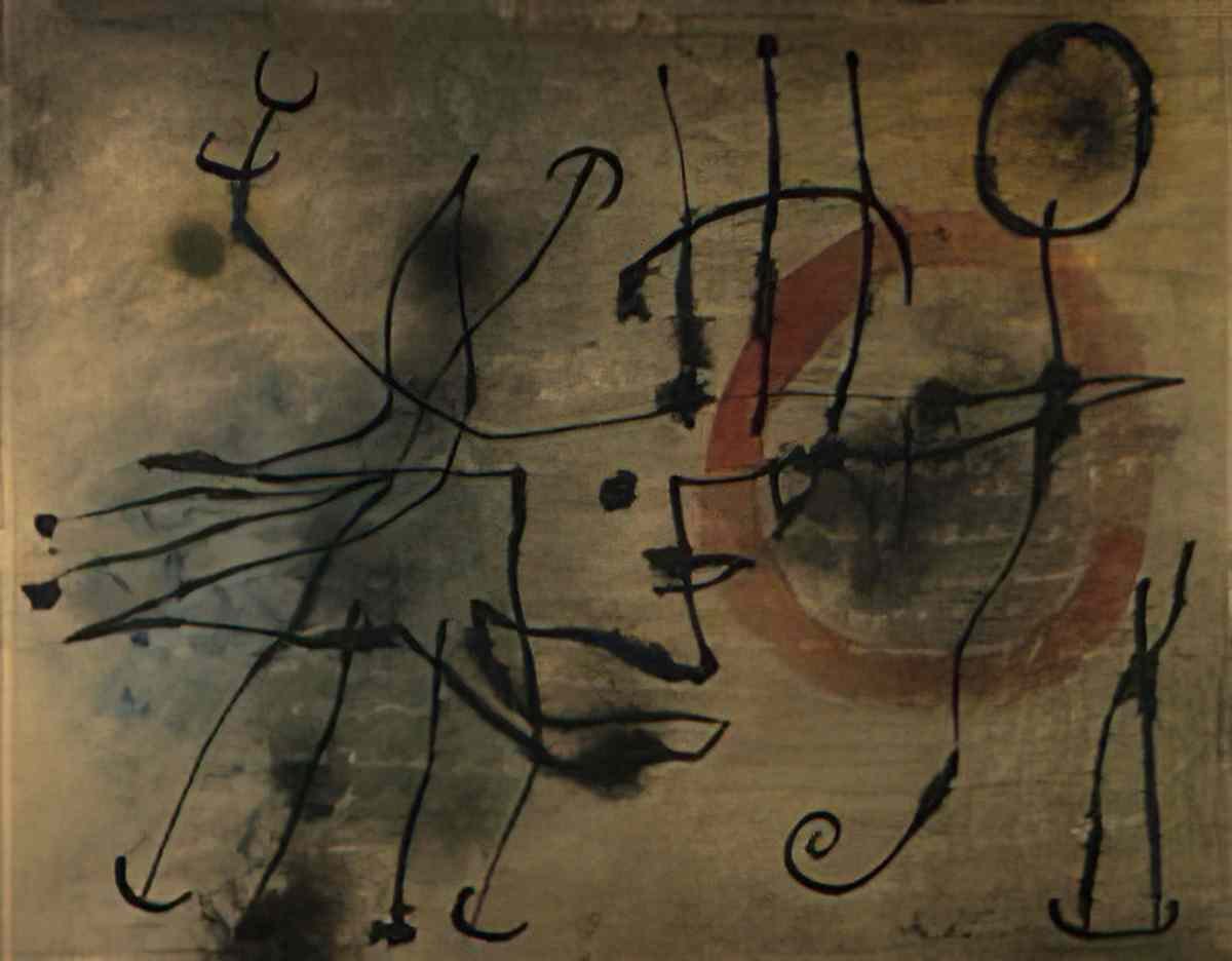 Joan Miro composition no 3 Art A4 Photo Print