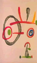 Joan Miro composition no 5 Art A4 Photo Print