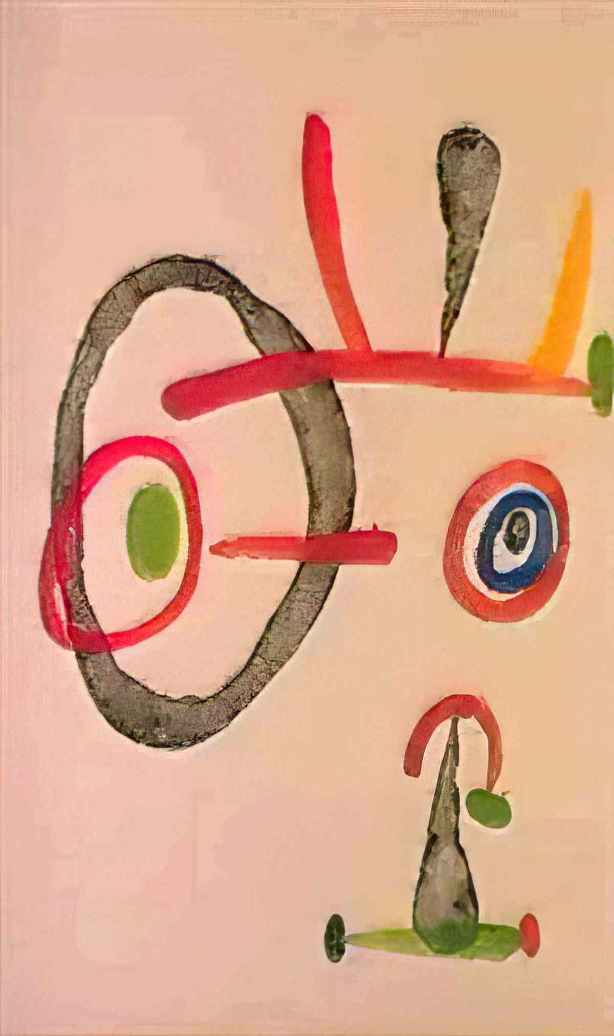 Joan Miro composition no 5 Art A4 Photo Print