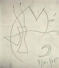 Joan Miro composition no3 Art A4 Photo Print