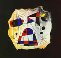Joan Miro composition personnage betes etoile Art A4 Photo Print