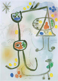Joan Miro composition pour le lezard aux plumes dor1 Art A4 Photo Print