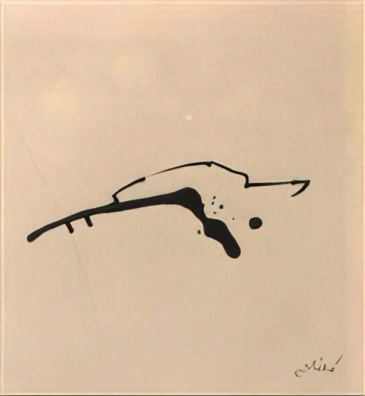 Joan Miro composition pour madame zadok Art A4 Photo Print
