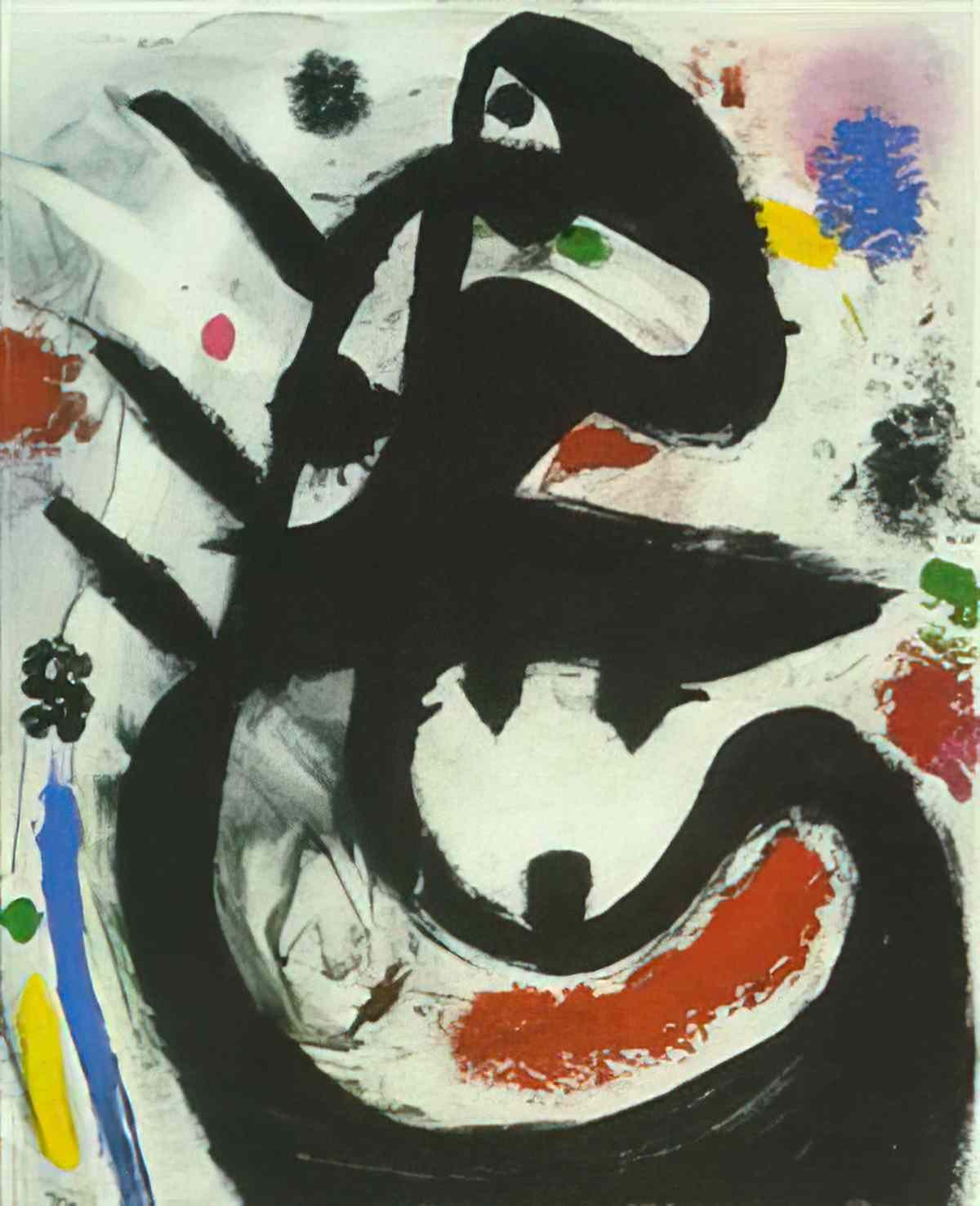 Joan Miro composition sans titre Art A4 Photo Print